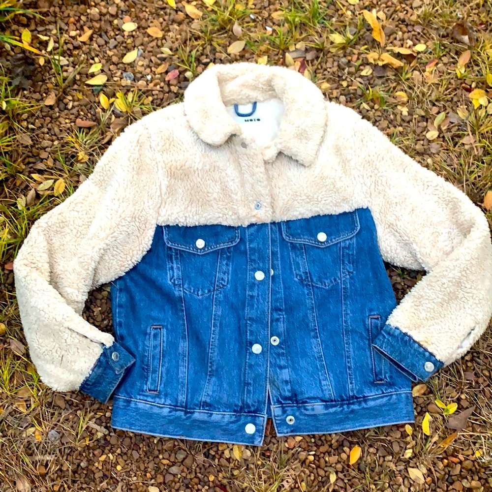 Topshop Jacket Size 4 Denim Jean Jacket